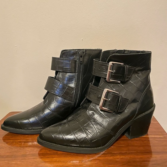 Buckle heeled boots Kurt Geiger London Denny Boots - Picture 2 of 9